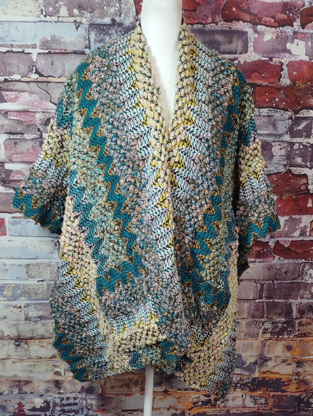 David and Young Poncho/Shawl